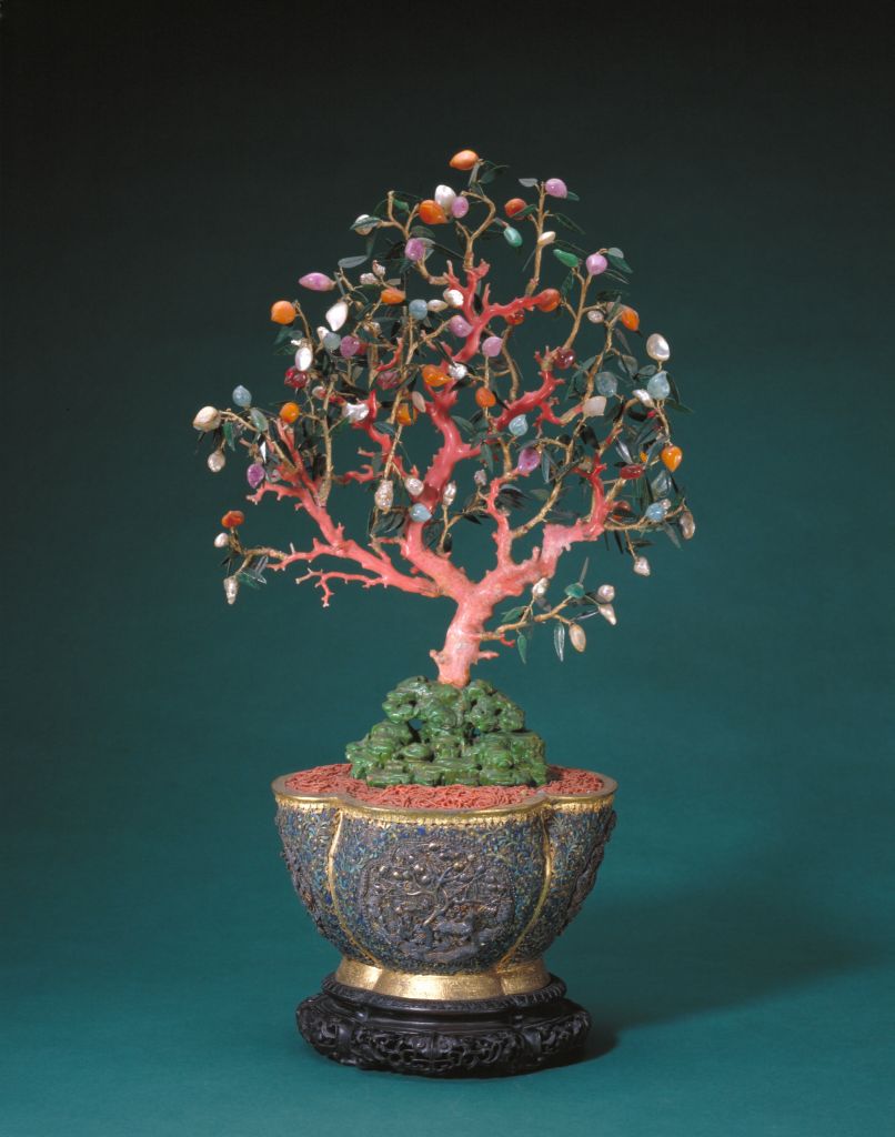 图片[1]-Yinleisi Begonia Flower Pot Coral Peony Bonsai-China Archive